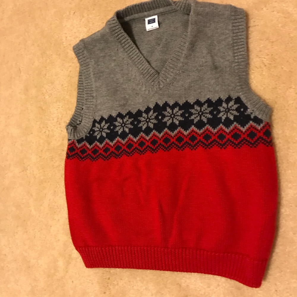 Janie & Jack sweater vest NWOT